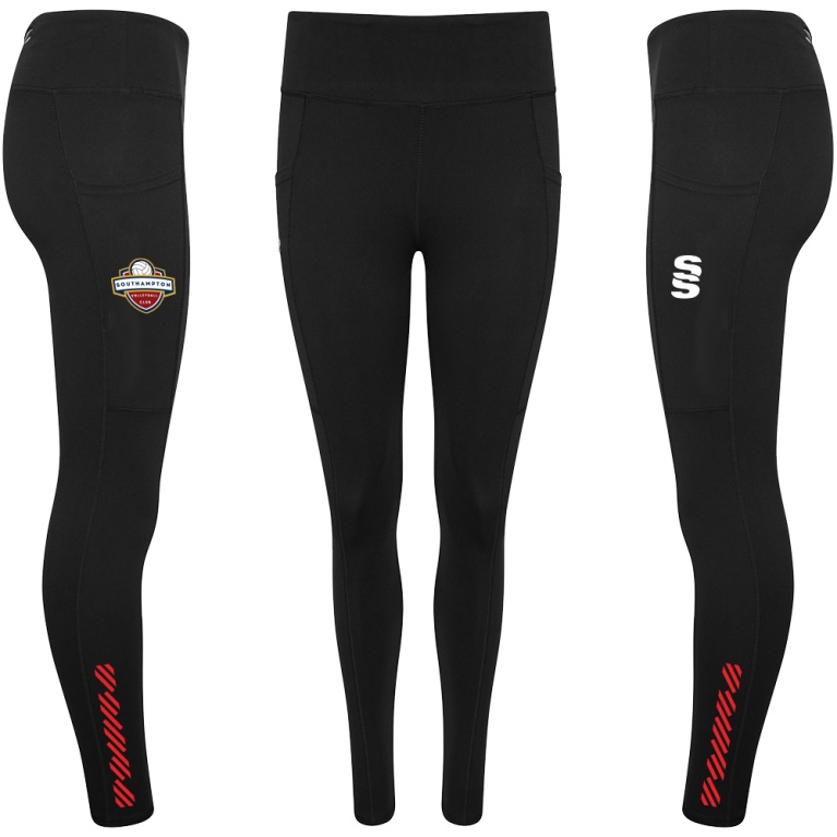 Performance Full Length Leggings : Black